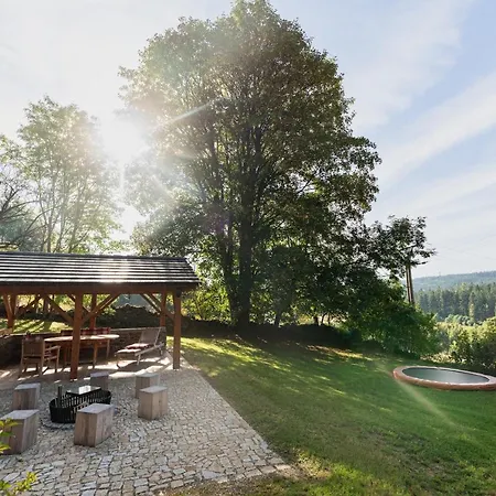 Chalet Moderni Sumavska Roubenka S Vyhledem Na Boubin