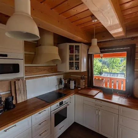 Moderni Sumavska Roubenka S Vyhledem Na Boubin Chalet Vimperk
