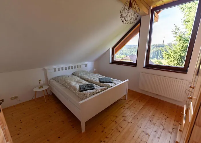 Moderni Sumavska Roubenka S Vyhledem Na Boubin Chalet *