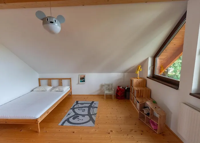 Moderni Sumavska Roubenka S Vyhledem Na Boubin Chalet Vimperk