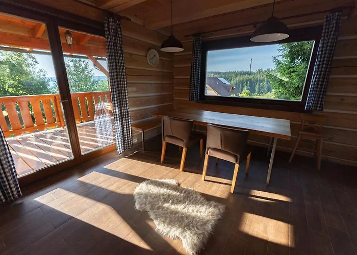 Chalet Moderni Sumavska Roubenka S Vyhledem Na Boubin Vimperk